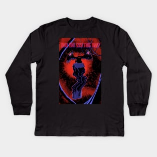 MOTHMAN Kids Long Sleeve T-Shirt